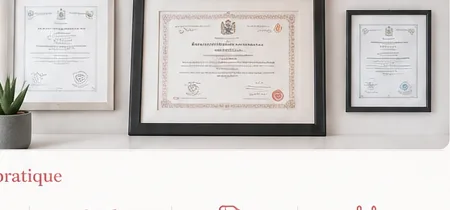 Diplômes et certifications du Dr Hanan Hssini, gynécologue à Oujda